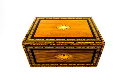 Walnut Table Box C.1880
