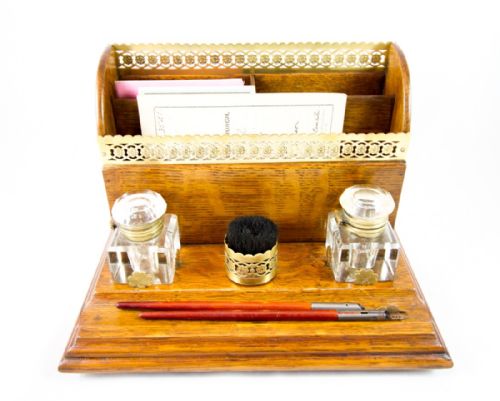 Stationary/desk Tidy C.1890