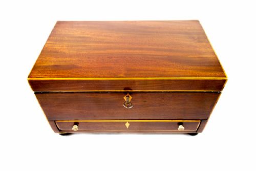 Georgian Mahogany Table Box C.1810