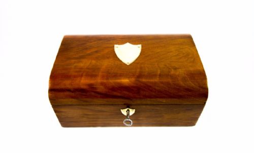 Figured Walnut Table Box C.1880