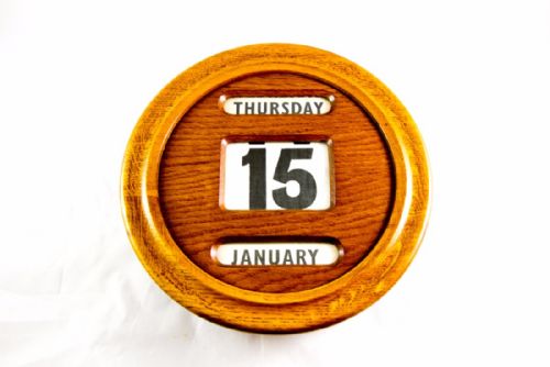Oak Calendar C.1910