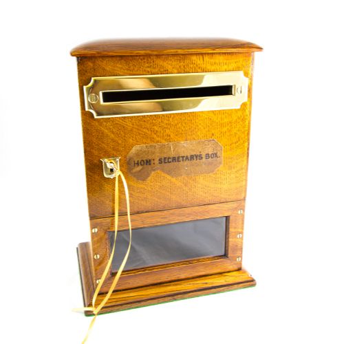 Oak Letter Box C.1900