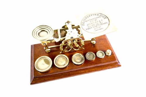 Brass S.mordon London Scales C.1900
