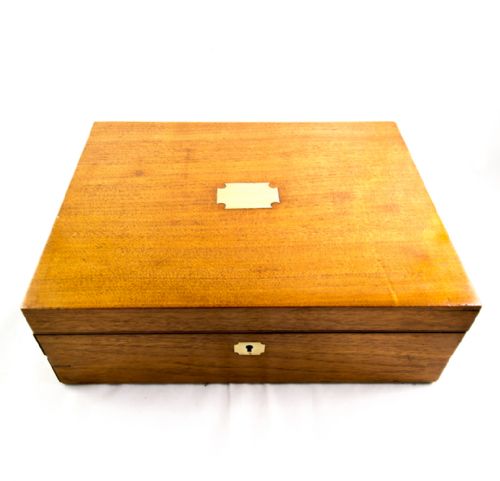 Jewellery Mahogany Box C.1850