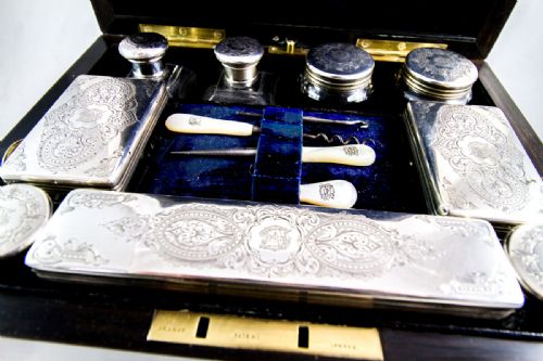 Chapman & Son's Silver Vanity Box C.1878