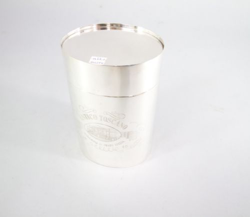 Silver Cigar Box 40 Year Anniversary C.1930