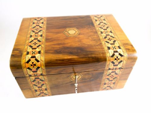Walnut Tunbridge Box C.1890