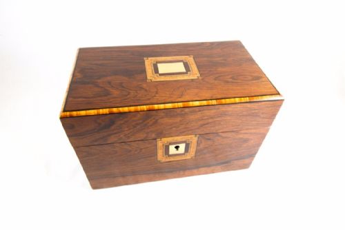 Rosewood Tea Caddy C.1870
