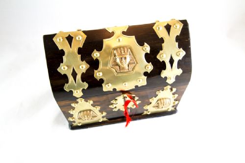 Egyptian Head Desk Box C.1850