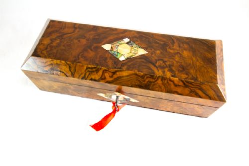 Burr Walnut Ladies Box C.1880