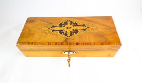 Satin Wood Desk Box C.1900