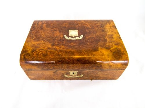 Burr Walnut Jewellery Box C.1850