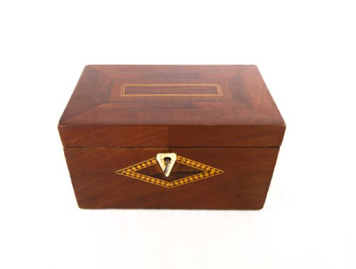 Mahogany Tea Caddy C.1850