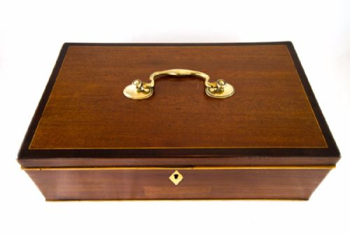 Mahogany Document Box C.1800