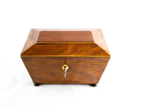 Mahogany Tea Caddy C.1820