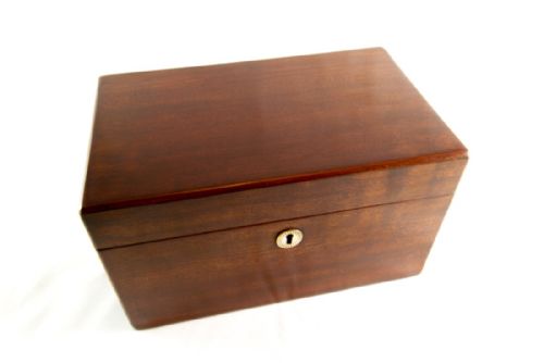 Mahogany Tea Caddy C.1860
