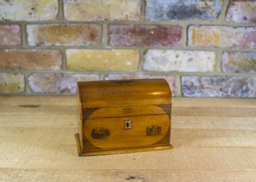 Satinwood Stationery Box C.1900