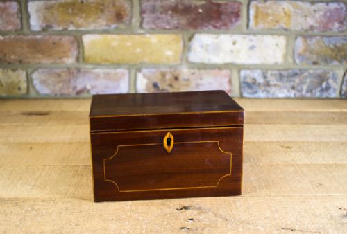 Twin Mahogany Tea Caddy C.1820