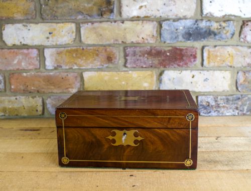 Flame Mahogany Table Box C.1820