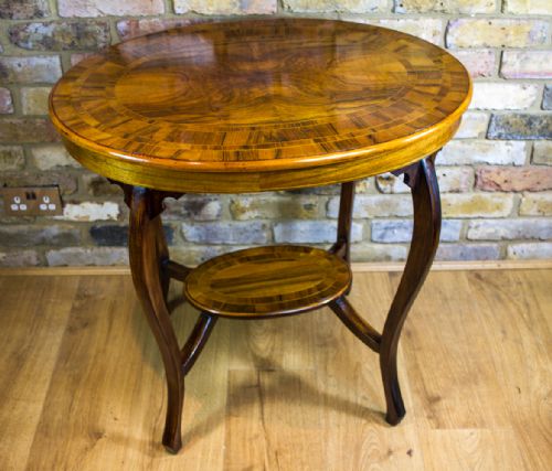 Art Deco Figured Walnut Table