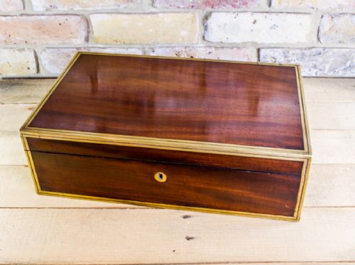 fig 1. Georgian Mahogany Writingslope c.1800