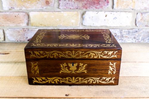 Rosewood Table Box Regency C.1820