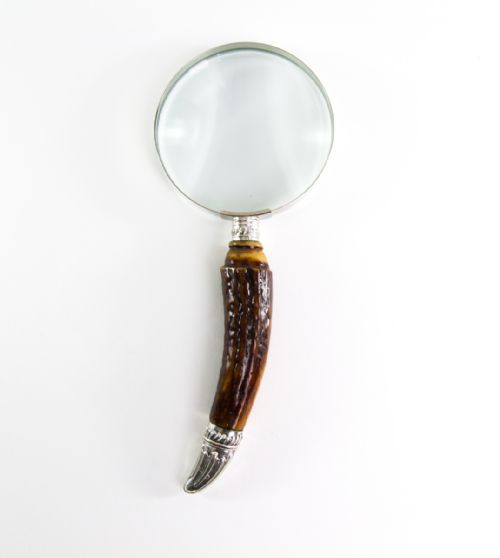 Stag Horn Magnifying Glass 10 Cm