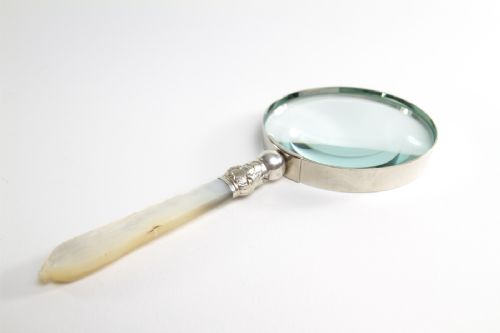 Mother of Pearl Magnifying Glass 9cm C.1890