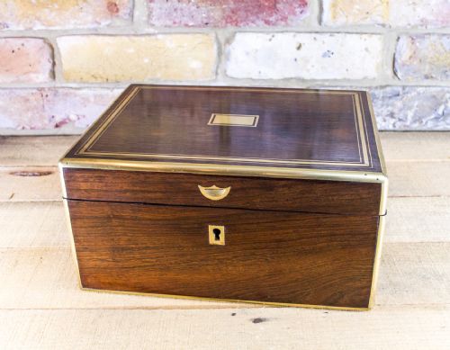 Rosewood Table Box C.1850