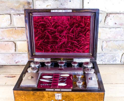 London Maker 1862 Silver Vanity Box - Thomas Whitehouse