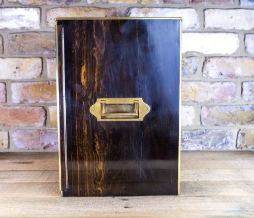 fig 1. A top quality Coromandel Cigar/Collectors Cabinet c.1870