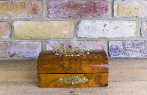 Burr Walnut Card/game Box C.1870