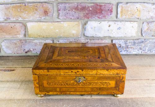 Burr Yew Georgian Table Box C.1790