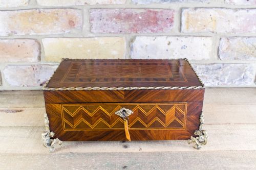 Decorative Kingwood French Table Box C.1860