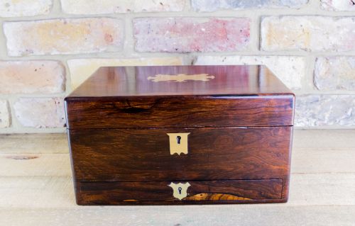 Rosewood William IV Table Box C.1830