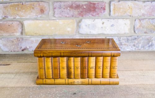 Hand Painted Italian Sorrento Puzzle Box C.1930