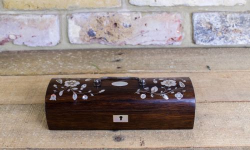 Rosewood Mother of Pearl Ladies Box C.1870