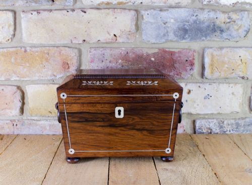 Twin Tea Caddy Mother of Pearl William IV 1830