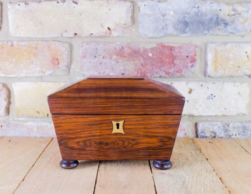 Rosewood Tea Caddy C.1840
