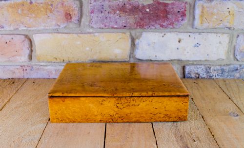 Solid Satinwood Birch Table Box C.1920