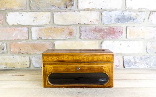Glass Front Letter Desk Box C.1890
