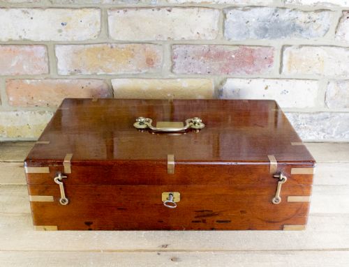 Large Mahogany Document Box C.1800