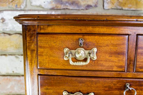 MAHOGANY CHEST OF DRAWERS C1890 - ADDITIONAL PHOTO 1