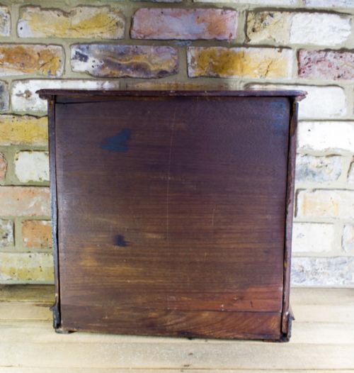 MAHOGANY CHEST OF DRAWERS C1890 - ADDITIONAL PHOTO 4