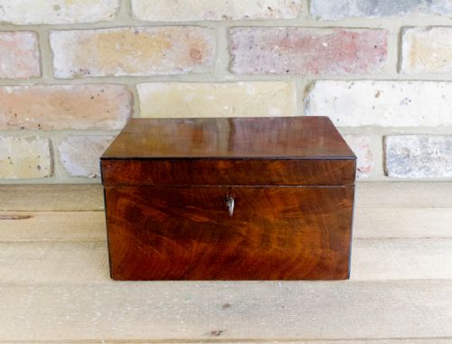 Flamed Mahogany Table Box C.1840