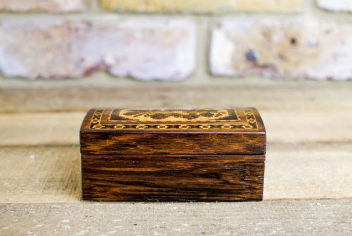Small Tunbridge Ware Trinket Box C.1880