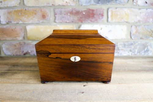 Rosewood Twin Tea Caddy C.1840