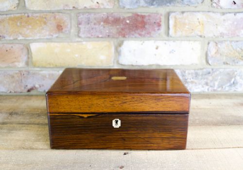 Fully Fitted Rosewood Vanity Box C.1840