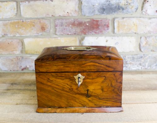 Figured Walnut Jewellery Box C.1890