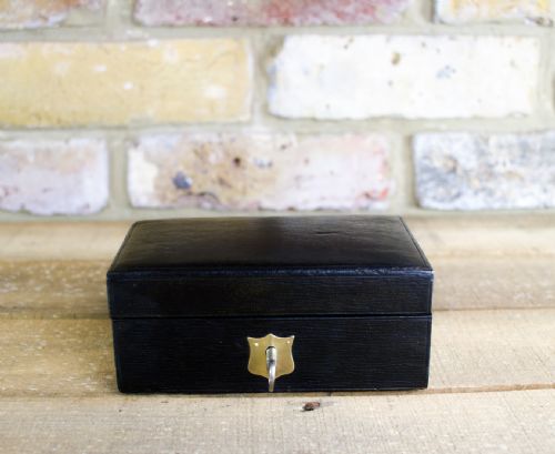 Small Leather Jewellery Box C.1920